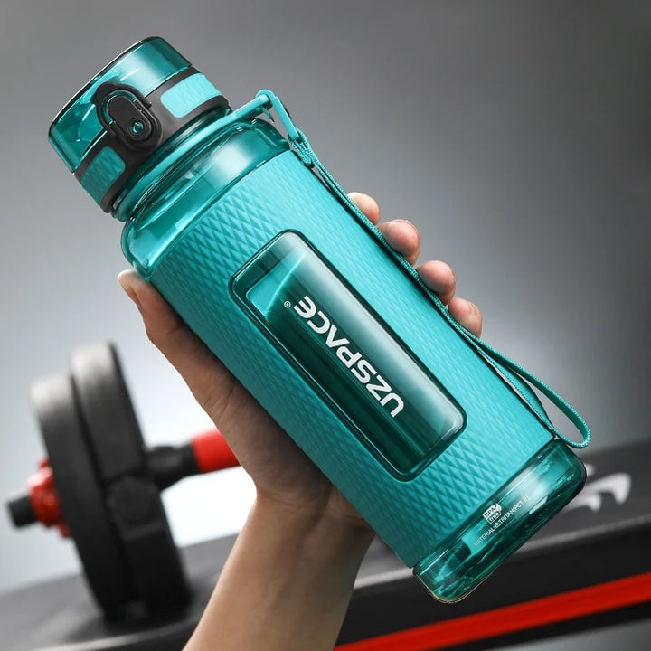 Leak-Proof Portable Sports Water Bottle with Wide Mouth & Tea Infuser