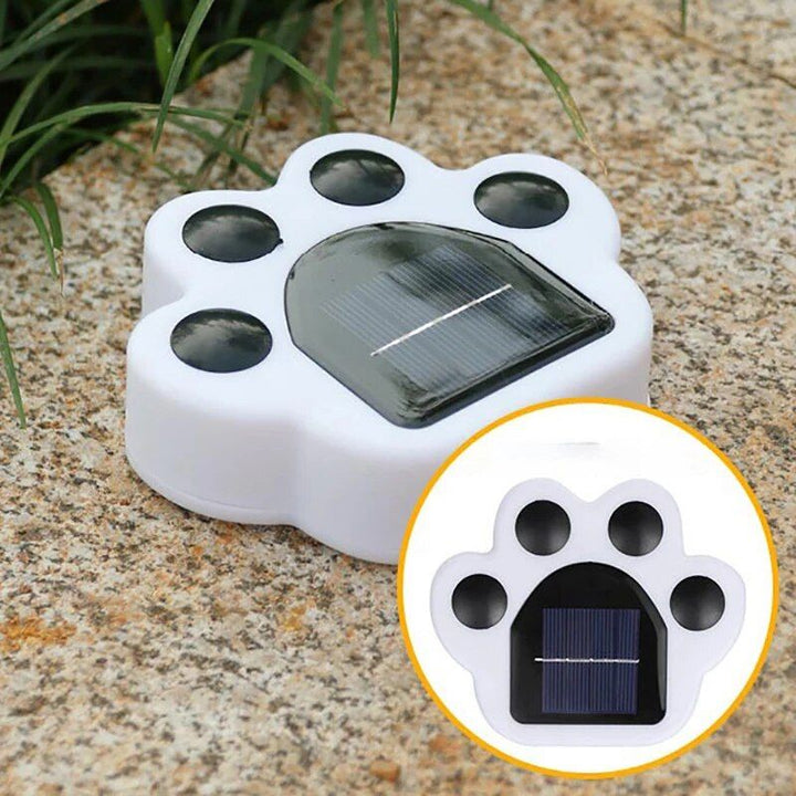 Solar Bear Paw LED Ground Lights