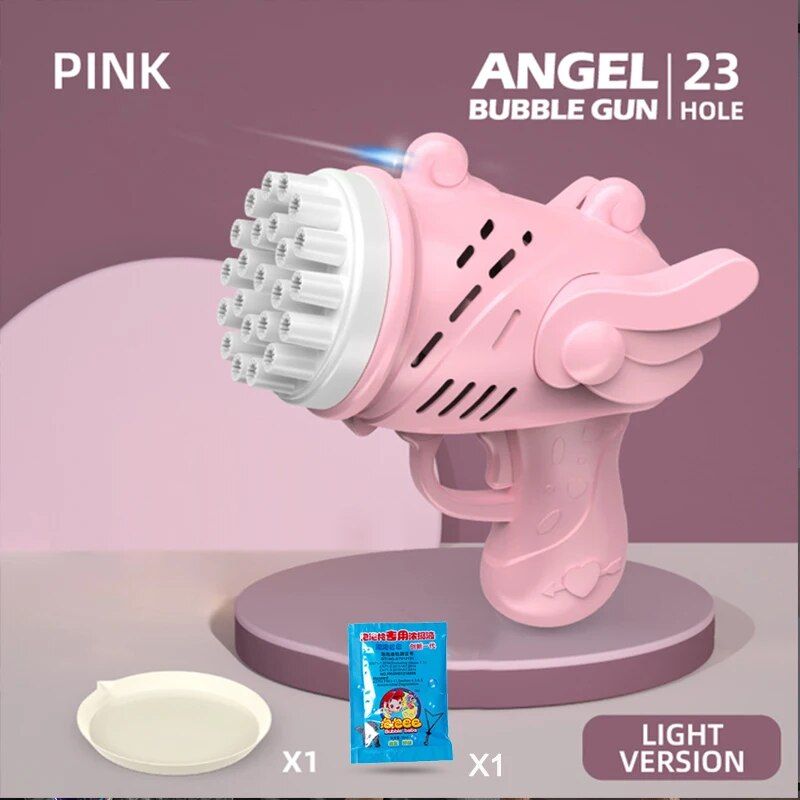 Automatic Angel Rocket Bubble Blower: Elevate Playtime to the Skies!