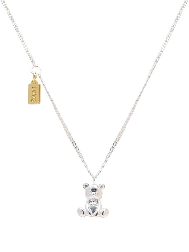 Bear Necklace Simple And Small Design Feeling Folding