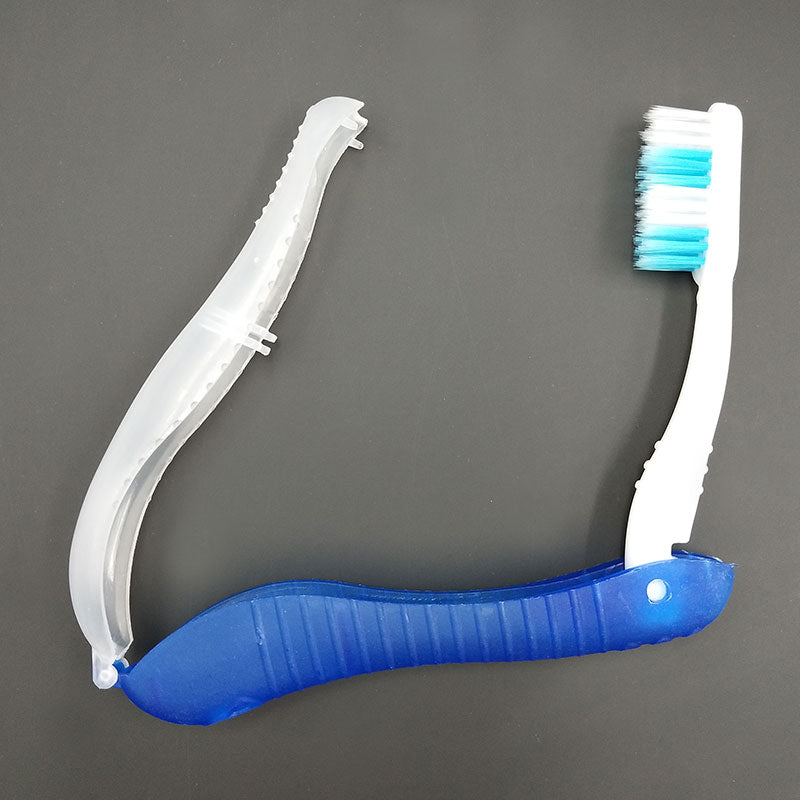 Portable Foldable Travel Toothbrush for Camping and Hiking