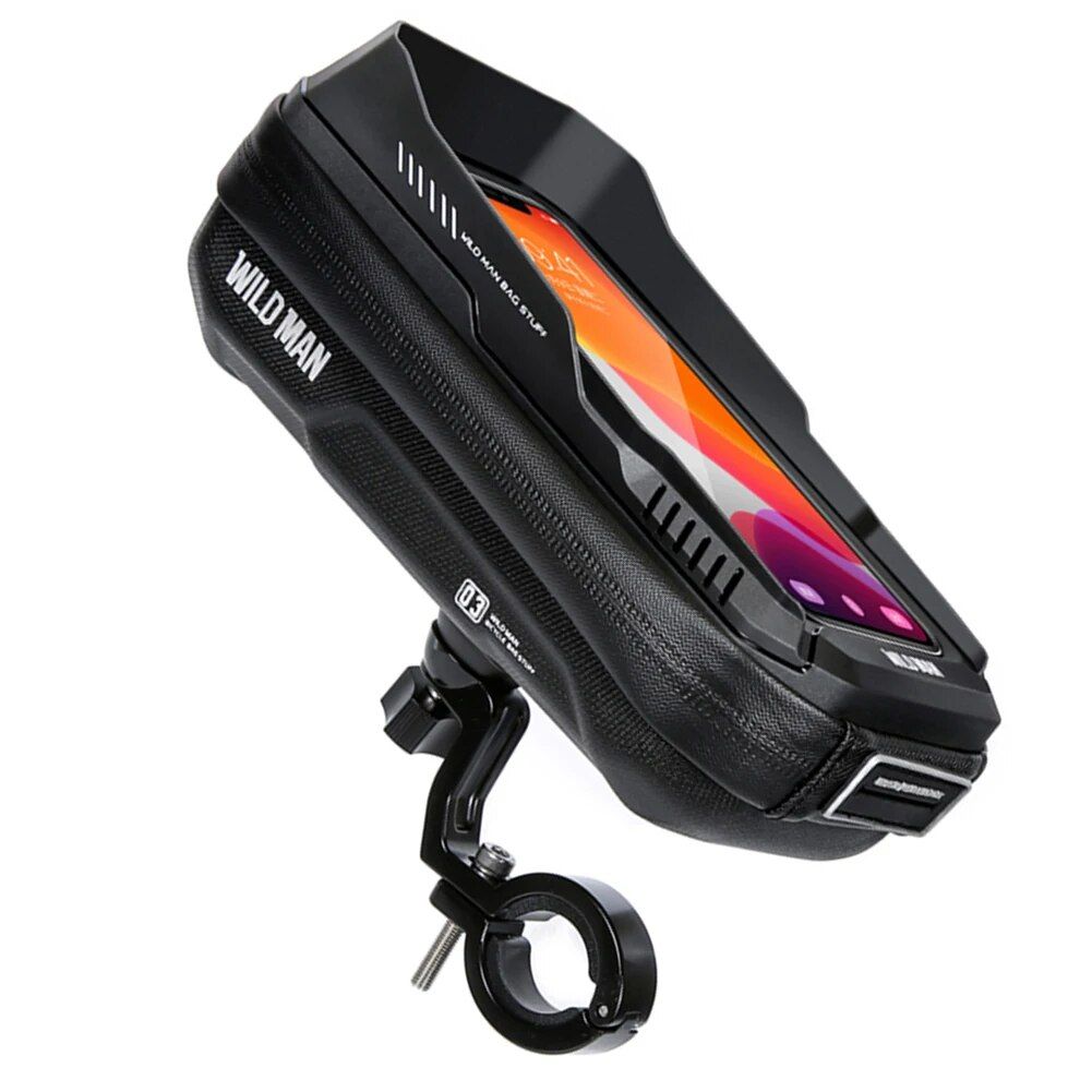 Handlebar Phone Holder Bag with Touch Screen