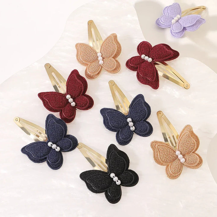 2pcs Butterfly Hair Clips for Girls