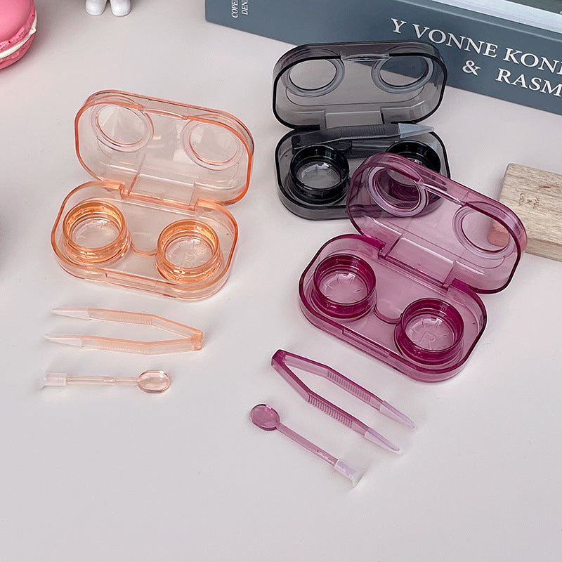 Contact Lens Case Box Holder Travel Kit Container