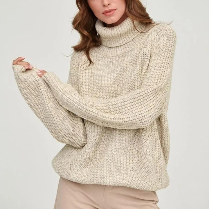 Warm and Cozy Turtleneck Sweater for Women