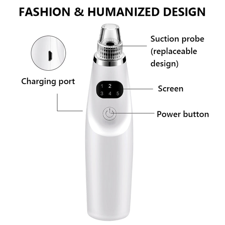 Electric Blackhead Remover Vacuum Suction Tool