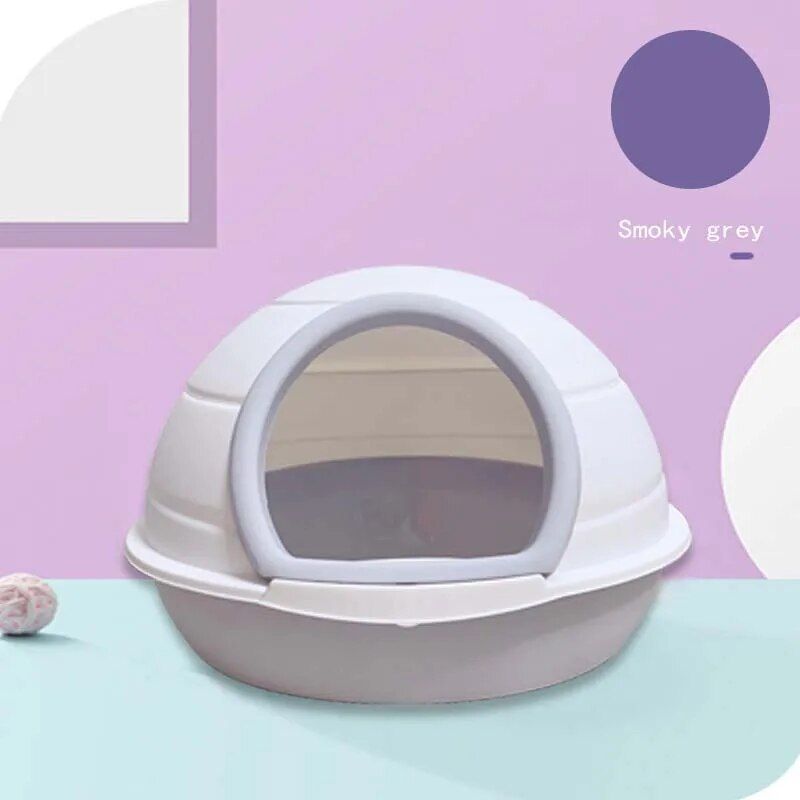 Space Capsule Cat Litter Box