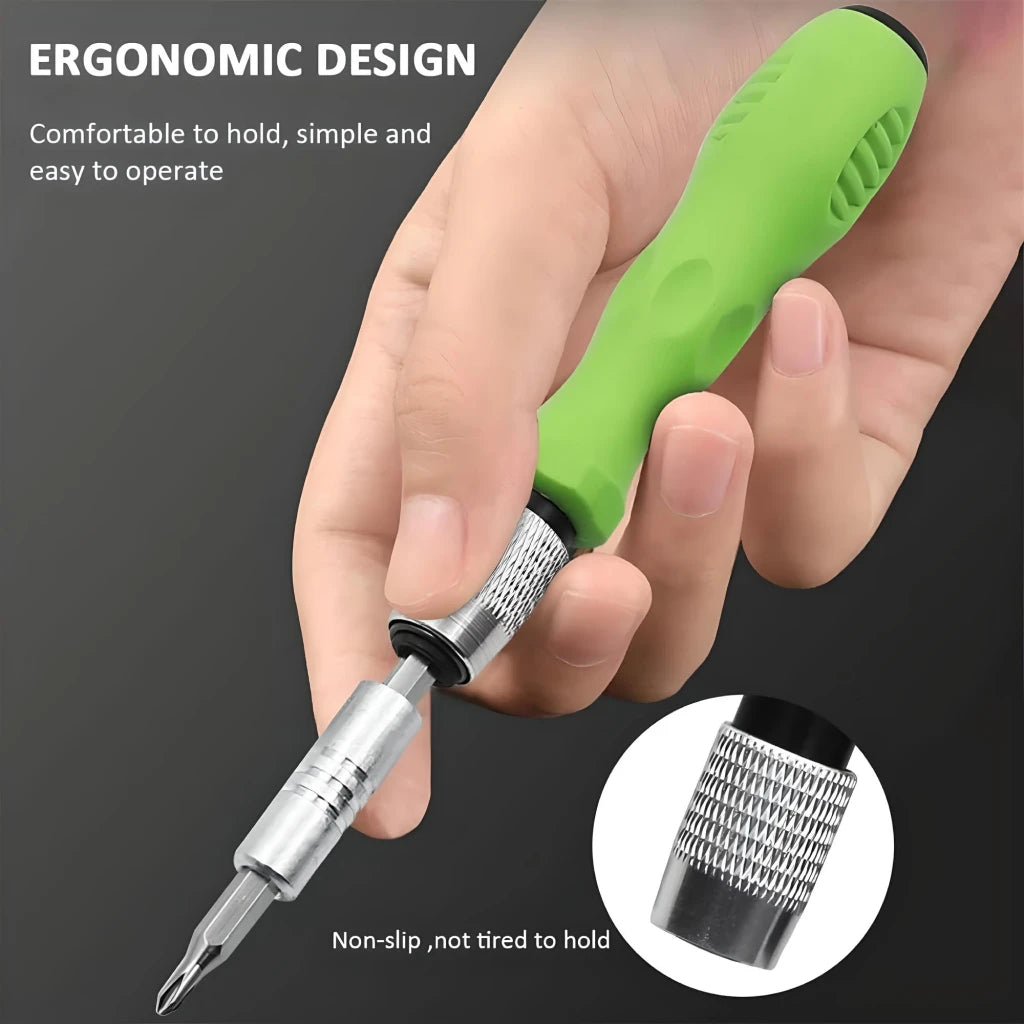 32-in-1 Multifunctional Screwdriver Set with Magnetic Bits