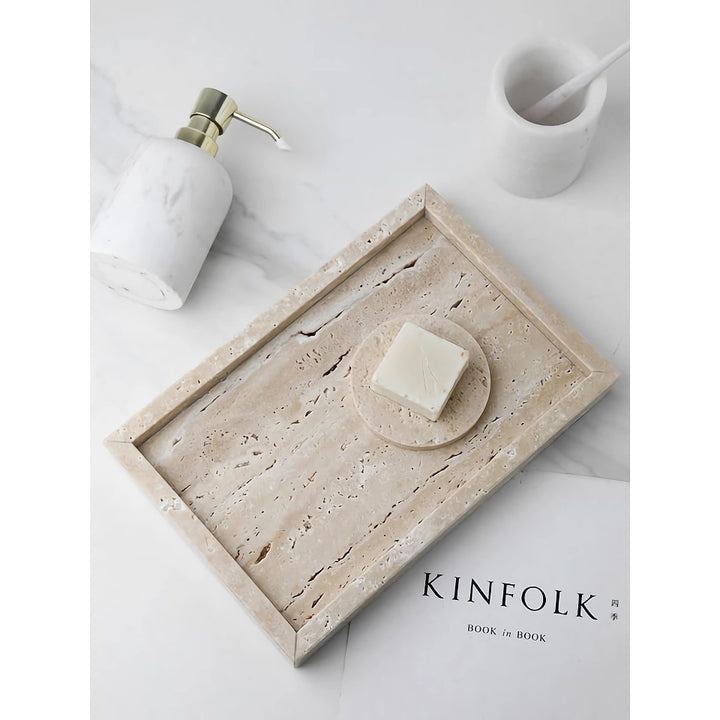 Minimalist Marble Tray for Perfume, Candles, and Jewelry