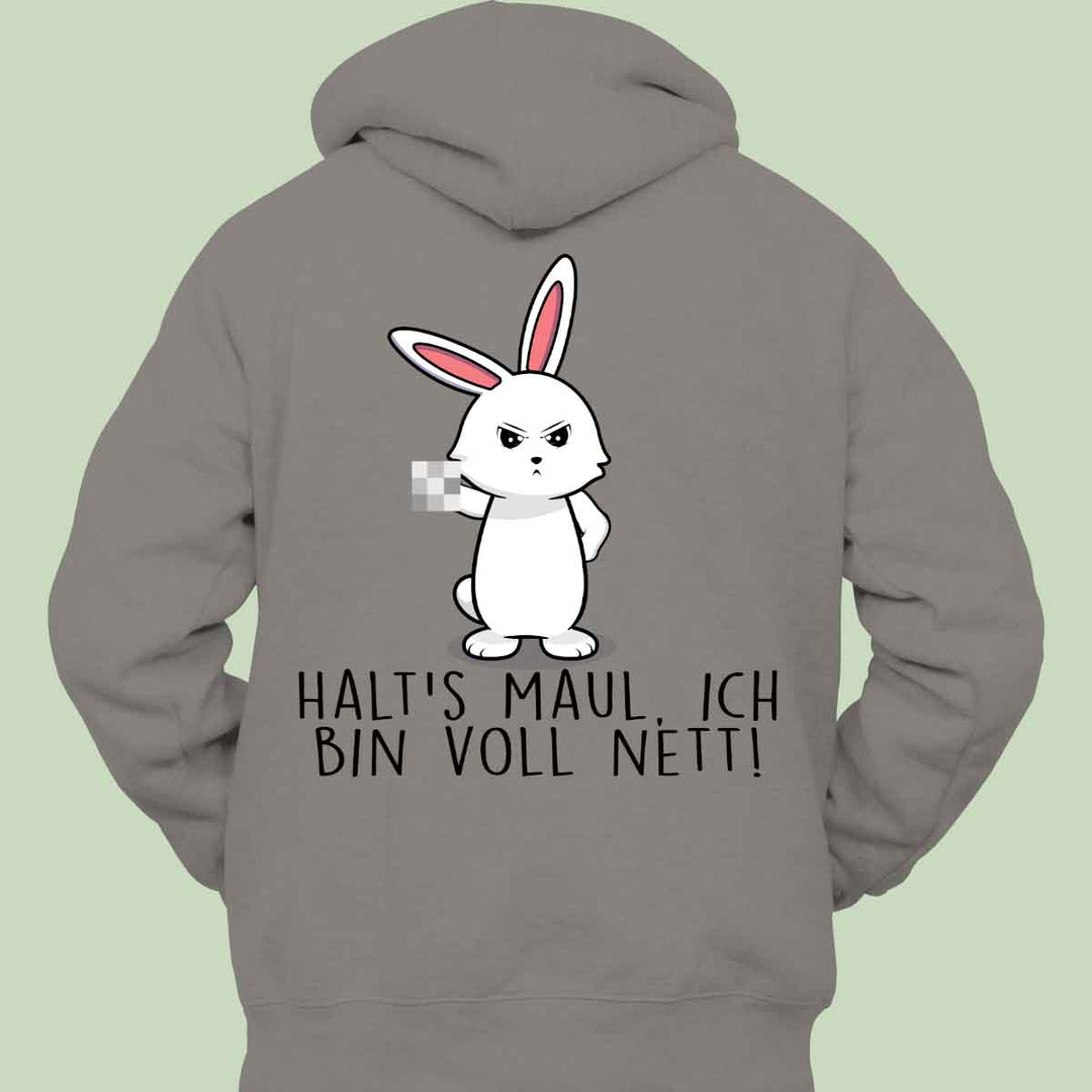 Kitchen Rabbit Hoodie Unisex Back Print