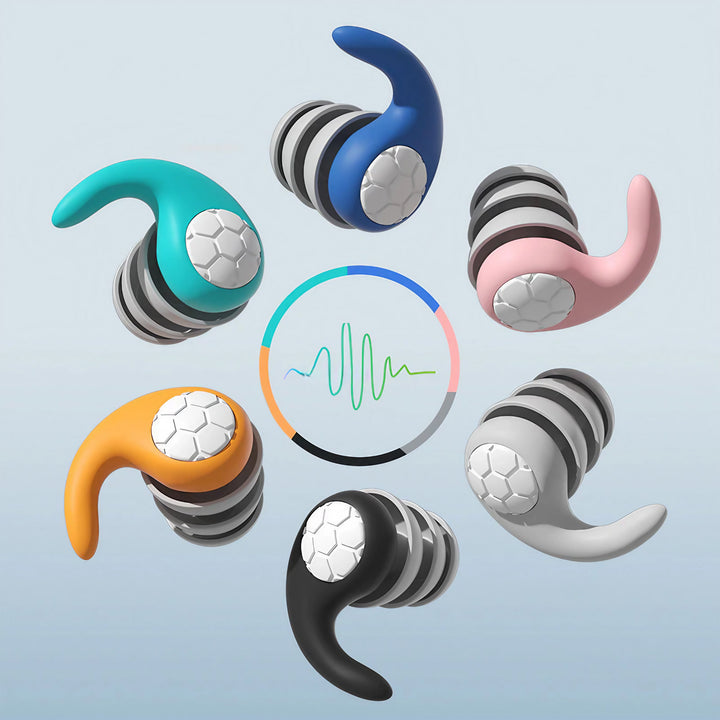 Triple Layer Silicone Earplugs for Serene Sleep and Swimming