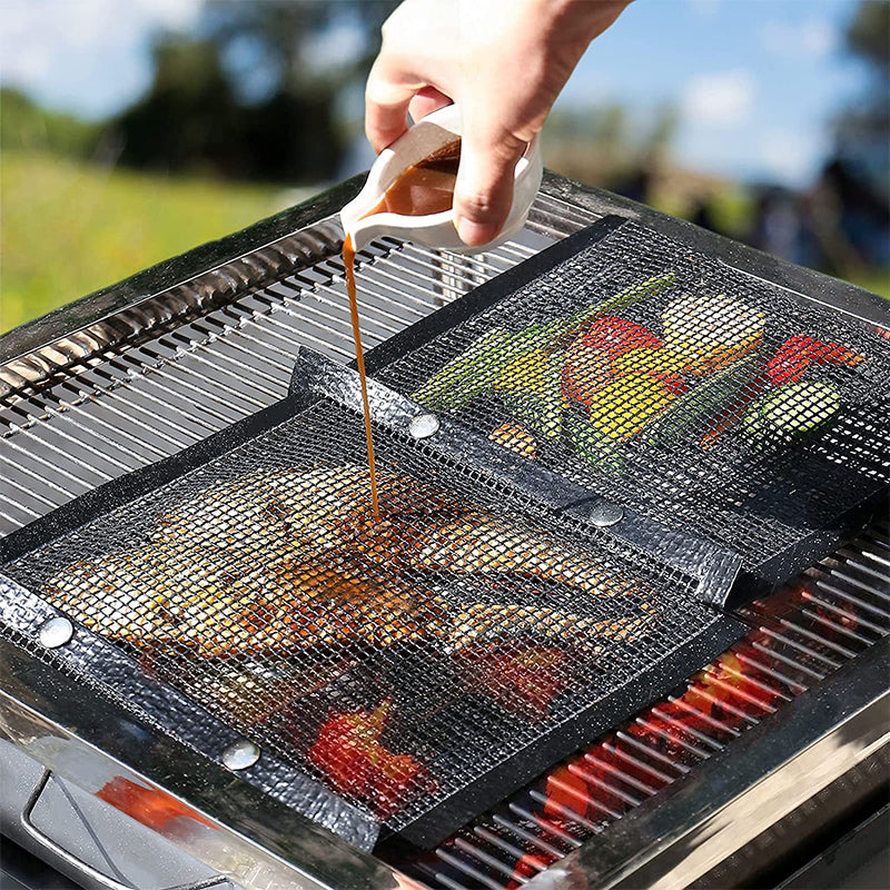 Mesh Grill Bags: Reusable Non-Stick BBQ Barbecue Bags