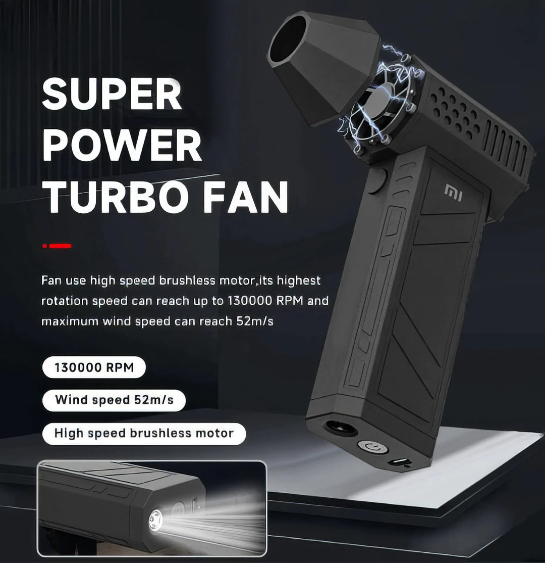 X3 Violent Blower Fan: Pocket King Kong Turbofan with LED Lighting