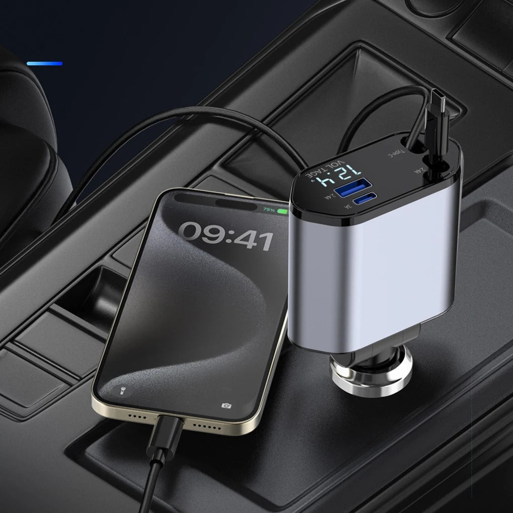 4-in-1 Type-C Car Charger