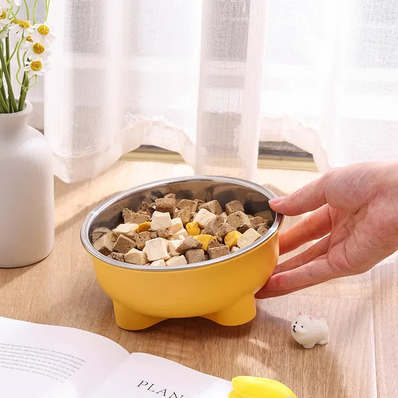 Anti-Slip Stainless Steel Dog Bowl