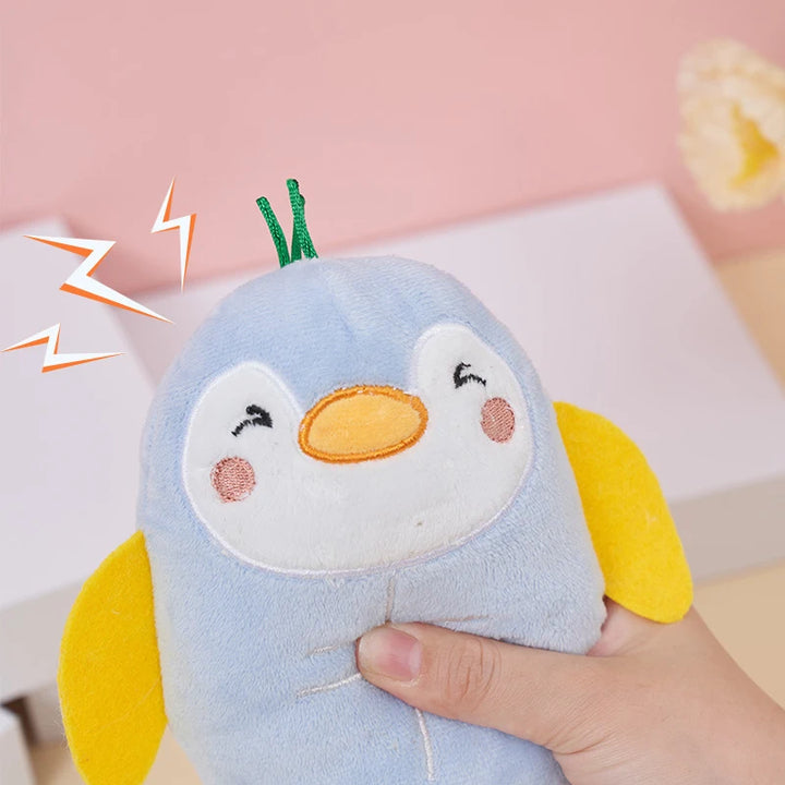 Penguin Squeak Plush Chew Toy