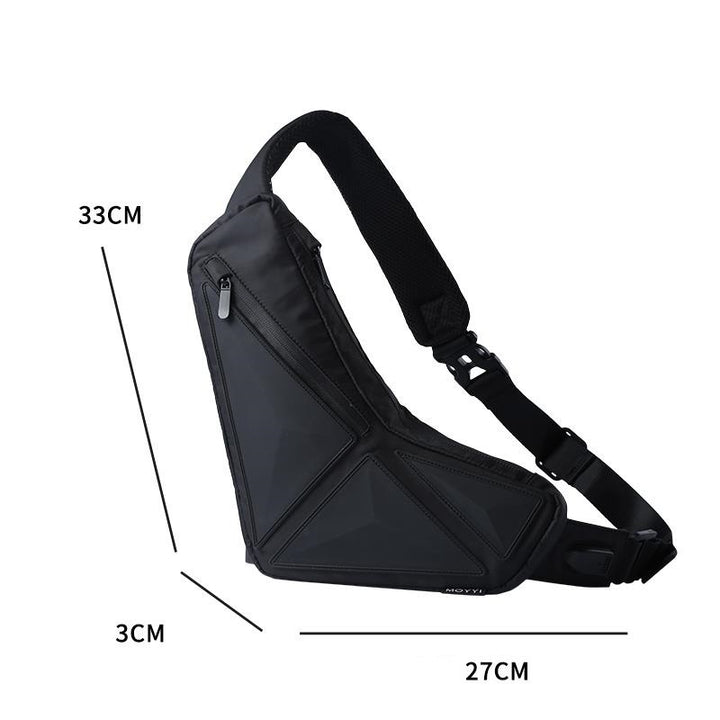 Men's Sports Waterproof Cross Body Chest Bag