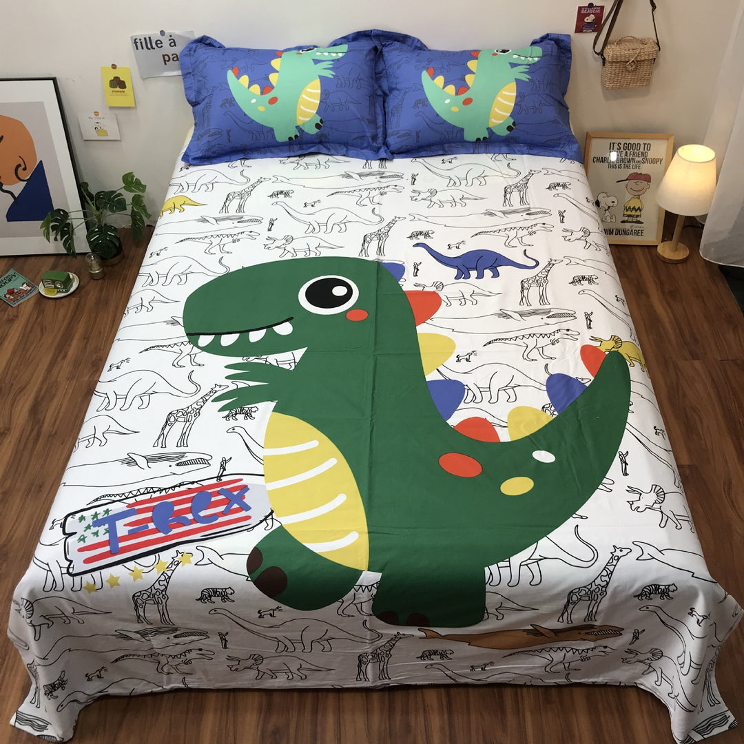 Cotton Cartoon Single Piece Can Be Equipped With Duvet Cover Sheet