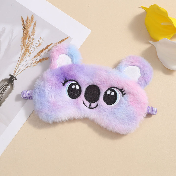 Plush Animal Eye Mask