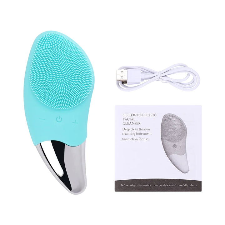 Electric Sonic Ultrasonic Silicone Face Cleansing Brush