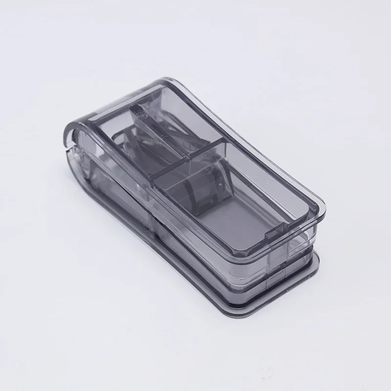 Compact Pill Splitter and Storage Organizer