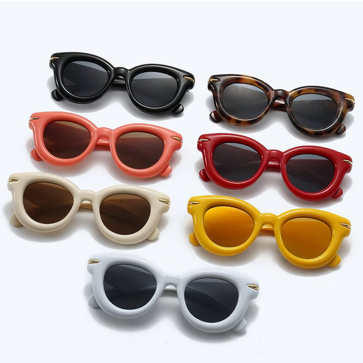 Round Punk Sunglasses