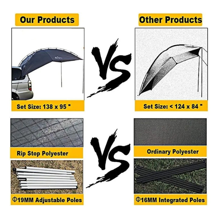 Portable Teardrop Awning Canopy