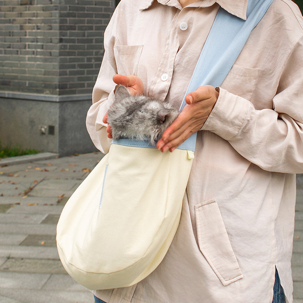 Canvas Cat & Small Dog Carrier Bag