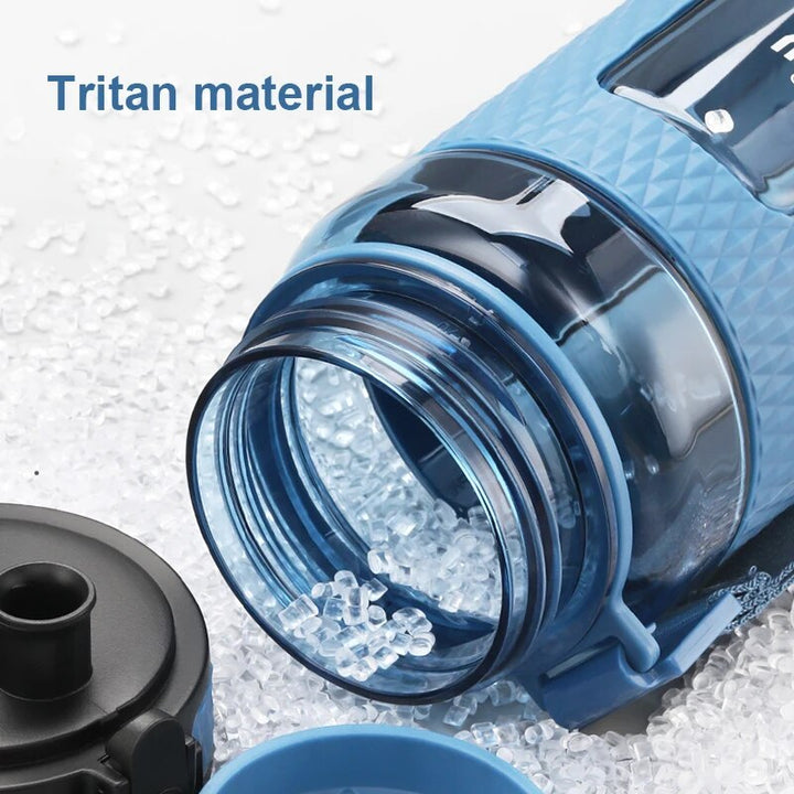 Leak-Proof Portable Sports Water Bottle with Wide Mouth & Tea Infuser