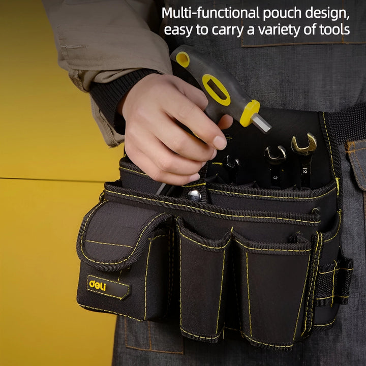 Multifunctional Waist Tool Bag with Reinforced Structure and Comfortable Grip