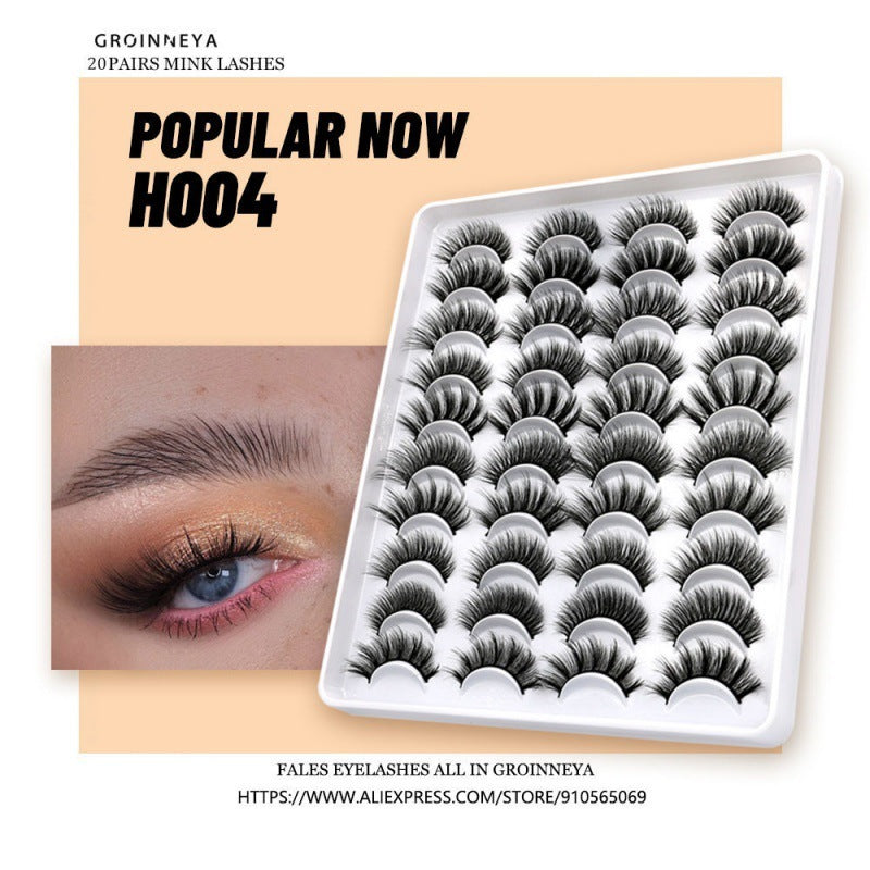 Self-adhesive False Eyelashes In Europe And America 20 Pairs