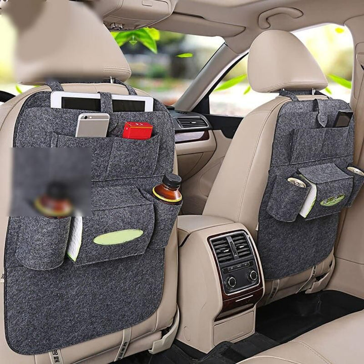 Universal 6-Pocket Car Back Seat Storage Organizer