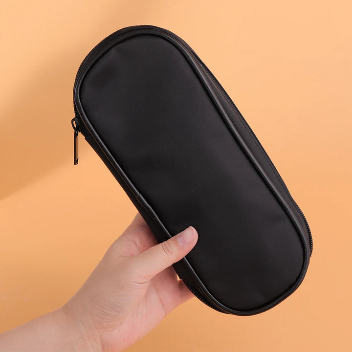 Portable Waterproof Canvas Makeup Brush Storage Bag with Zipper