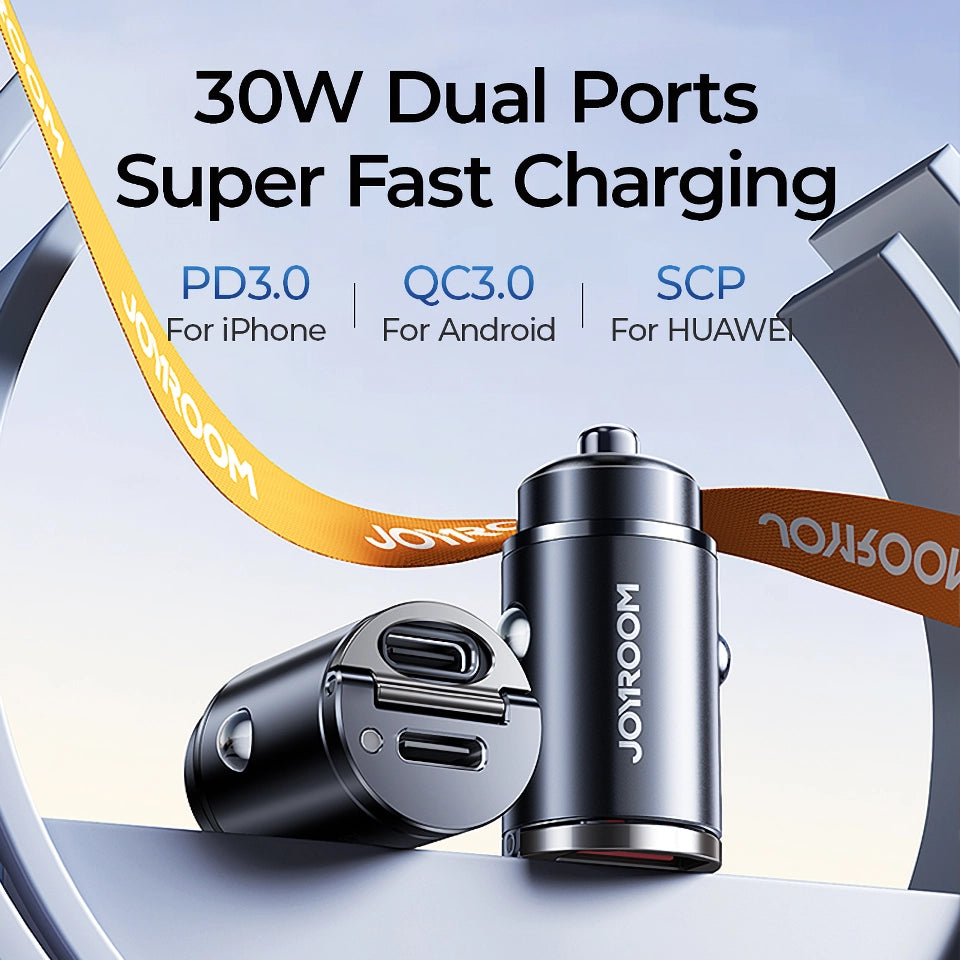 30W Pull Ring Car Charger