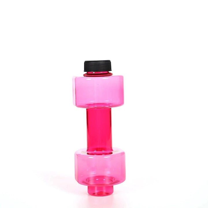 Multifunctional Dumbbell Shaped Water Bottle for Fitness Enthusiasts