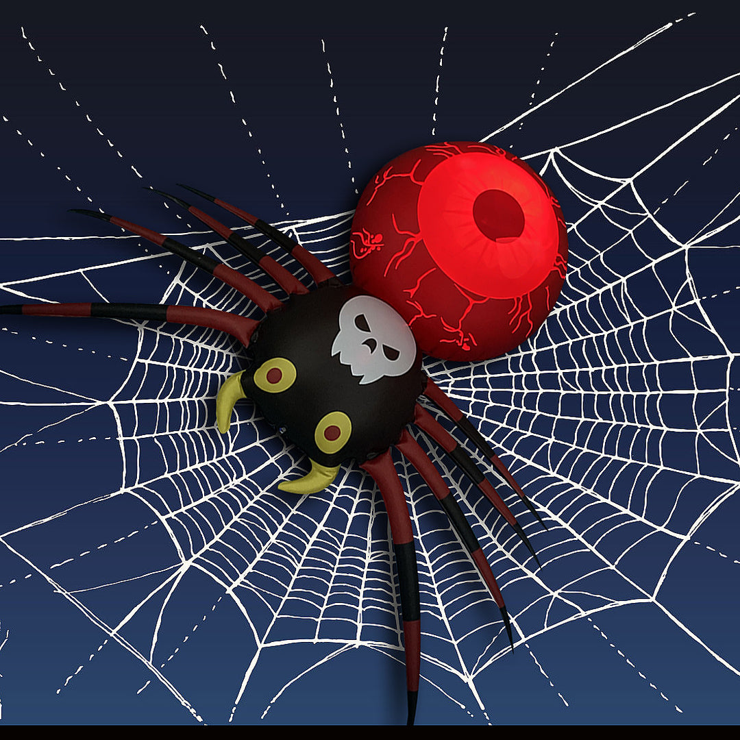 Inflatable Halloween Luminescent Spider Decoration Props