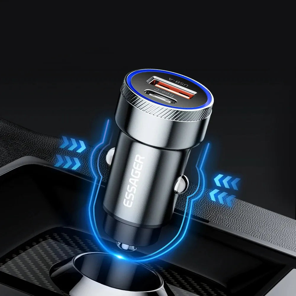 54W USB Car Charger with 5A Fast Charging