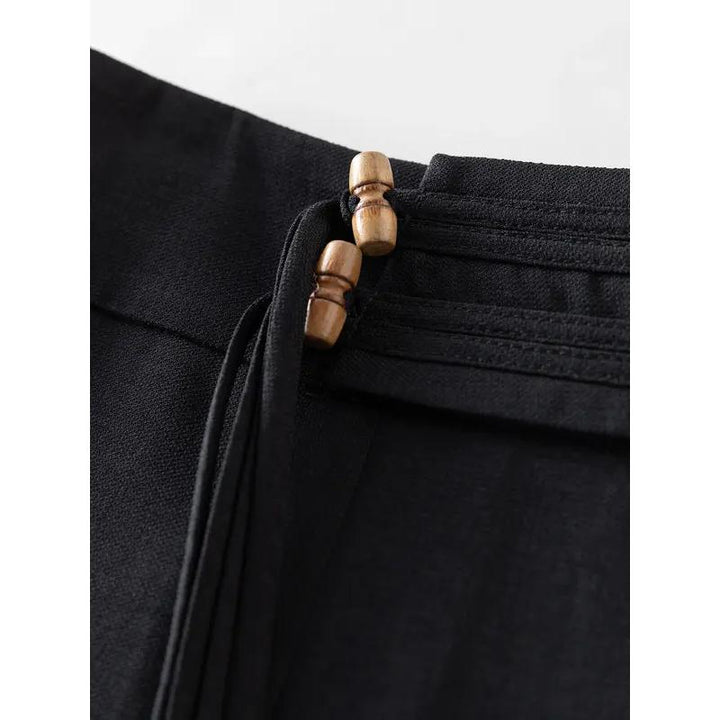 Women Black Commuter Long Trousers