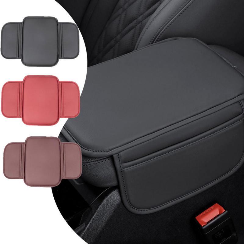 Universal Car Armrest Cushion with Side Storage - Comfortable & Durable