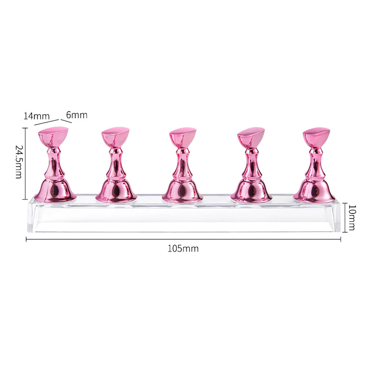 Acrylic Nail Display Holder With Base