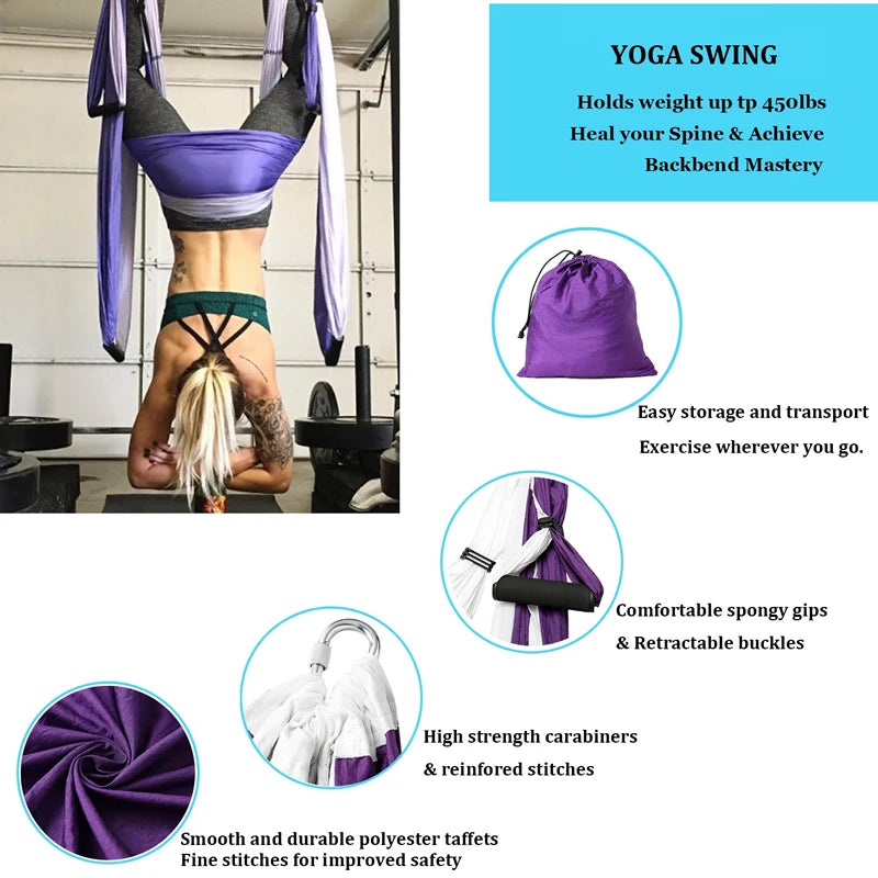 Anti-Gravity Aerial Yoga Hammock Swing