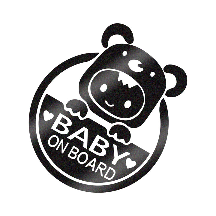 Reflective Baby on Board Car Decal