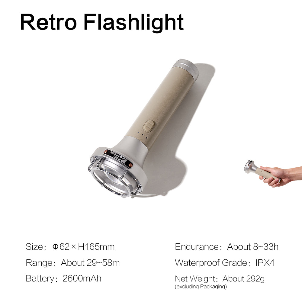 Rechargeable Waterproof Camping Flashlight