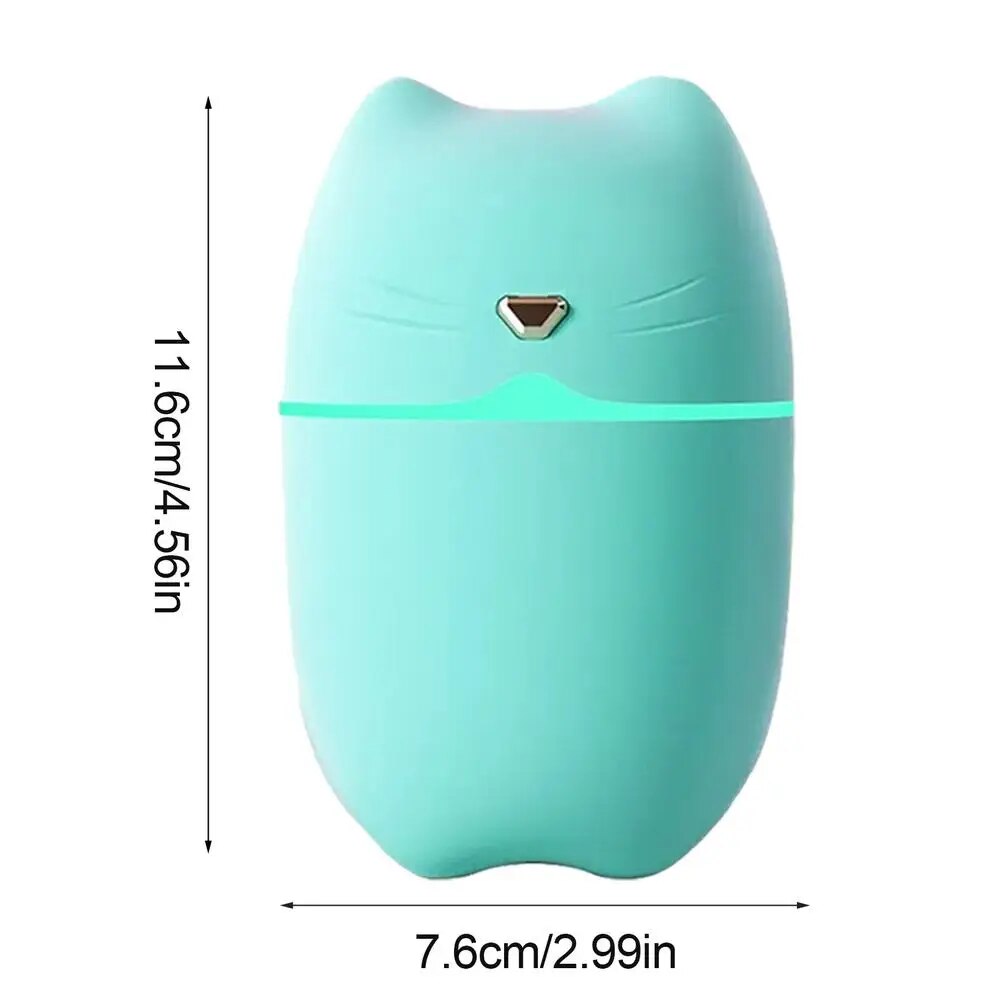 Compact Ultra-Quiet Car Humidifier with Large Capacity and Aromatherapy Function