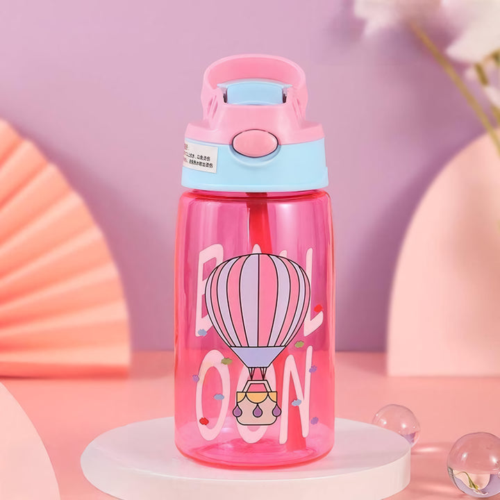 Kids Water Bottle with Straw and Handle