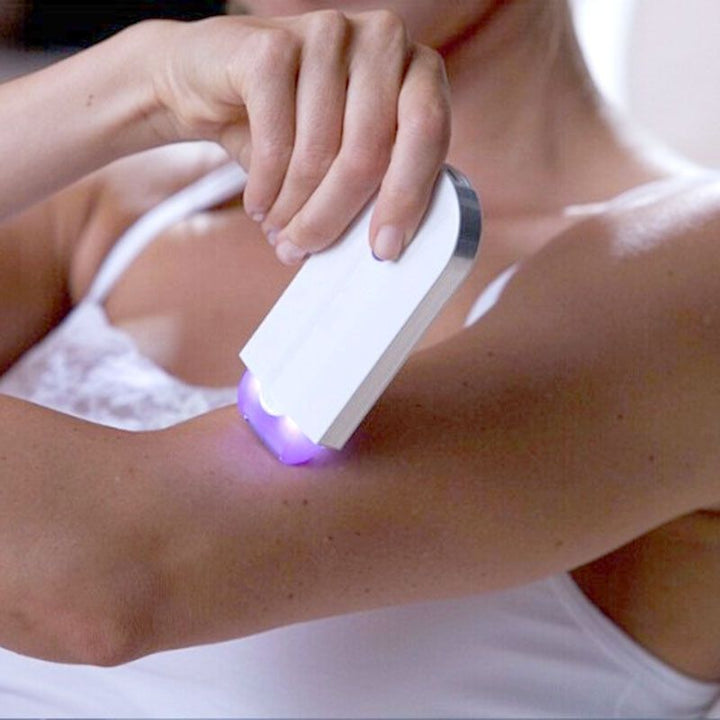 2-in-1 Painless Hair Removal & Epilator Device with Instant Sensor Light