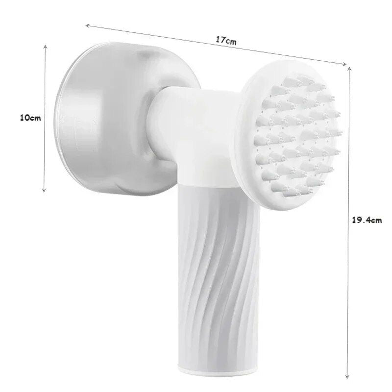 Effortless Pet Bubble Bath Brush: Soothing Massage & Automatic Foaming