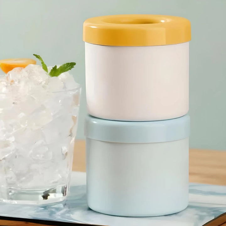 Compact Silicone Ice Cube Maker