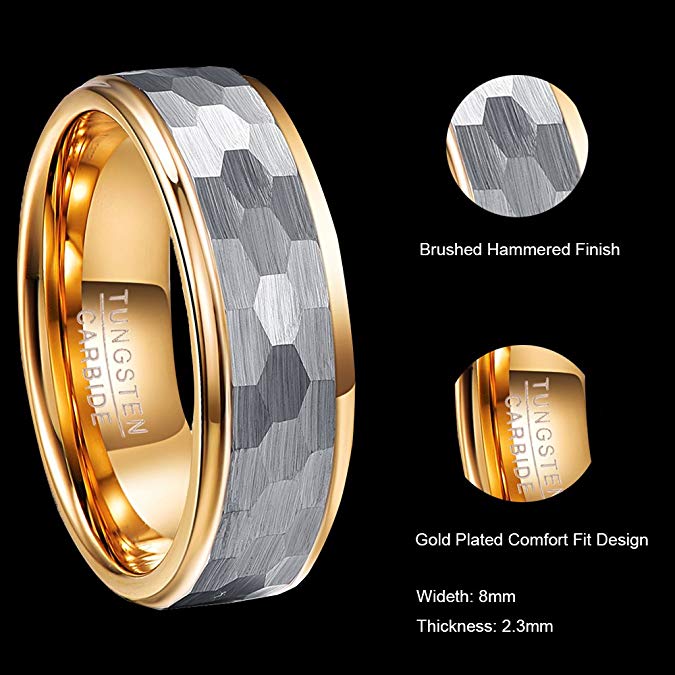 Fashion Personality Tungsten Steel Ring