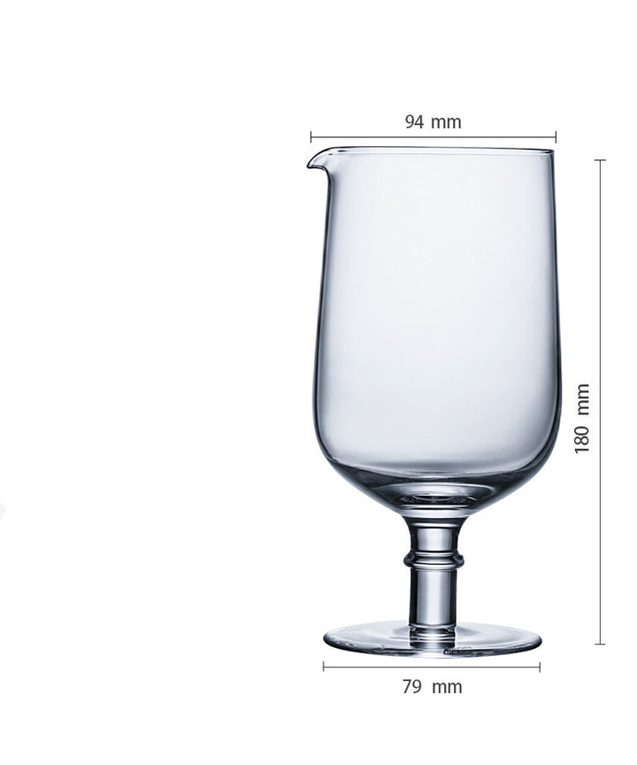 Leadless Crystal Cocktail Mixing Cup